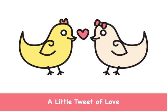 A Little Tweet of Love: Soft Illustrations for Heartfelt Design Projects