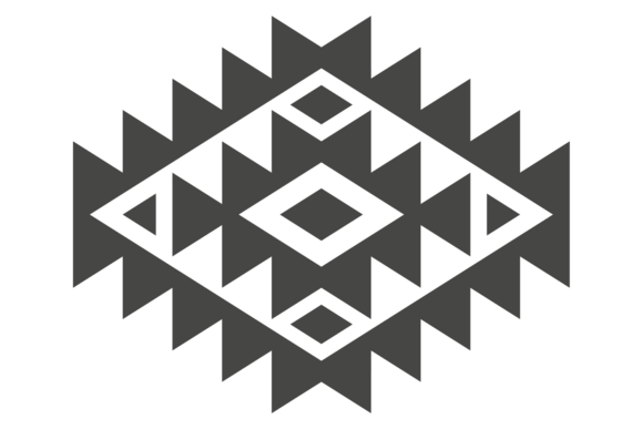 Ancient Aztec Motif Black Logo. Decorati for Modern Branding and Content Marketing