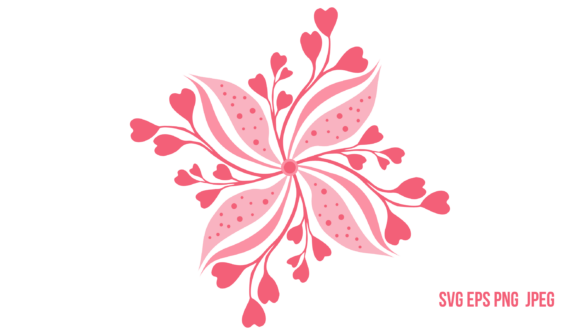Cute Pink Flower Graphics & Illustrations for Modern Branding