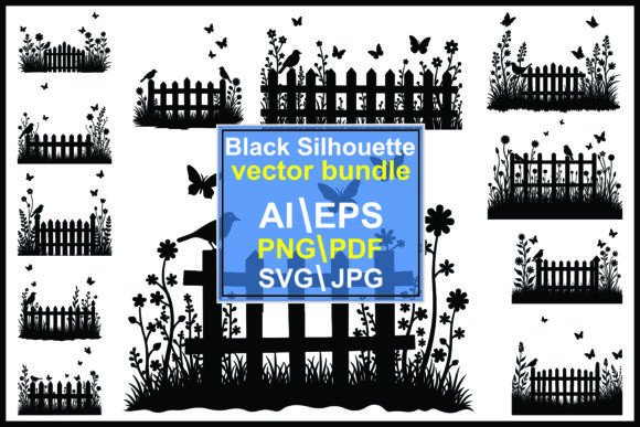 Flower Garden Silhouette Vector Art: A Designer’s Review for Real Client Projects