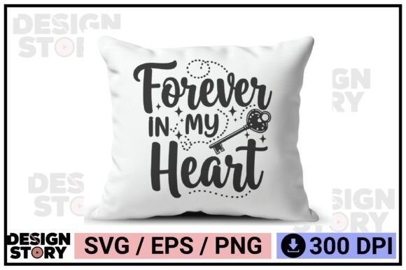Forever in My Heart - Memorial Quote: A Designer’s Review of This Emotional Typography Graphic