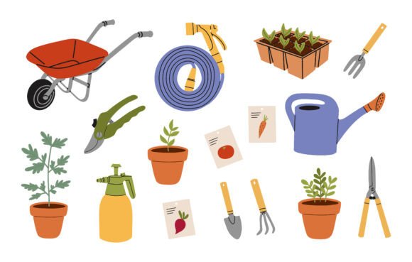 Gardening Tools and Plants Clipart Set: A Designer’s Review for Real Business Branding