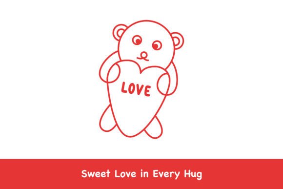 Sweet Love in Every Hug – A Valentine-Themed Illustration for Blogs and Digital Content