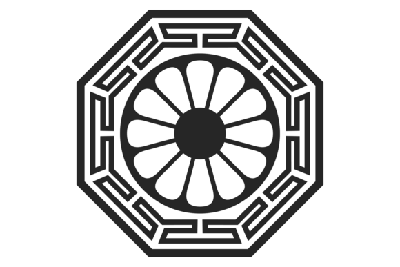 Timeless Elegance: Ancient Korean Emblem with Stylized Flow for Modern Branding